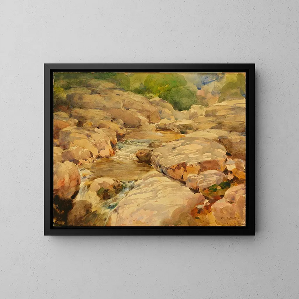 Le Potomac paisible - William Henry Holmes — oprawiony obraz na ścianie