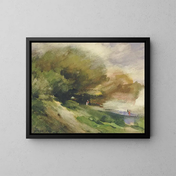 Le chemin ombragé - William Henry Holmes — oprawiony obraz na ścianie