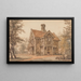Un Pavillon à Cassiobury - William Henry Hunt — oprawiony obraz na ścianie