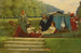 Un après-midi à Hampton Court - William Henry Margetson — widok dzieła