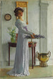 Świeża lawenda - William Henry Margetson — widok dzieła