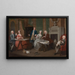 Portret rodziny - William Hogarth — oprawiony obraz na ścianie