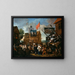 Foire de Southwark - William Hogarth — oprawiony obraz na ścianie