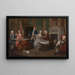 Rodzina Johna, 2. książę Montagu, i służący - William Hogarth — oprawiony obraz na ścianie