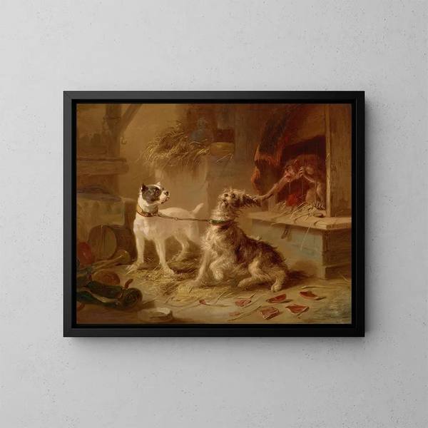 Figlarny mnich - William Holbrook Beard — oprawiony obraz na ścianie