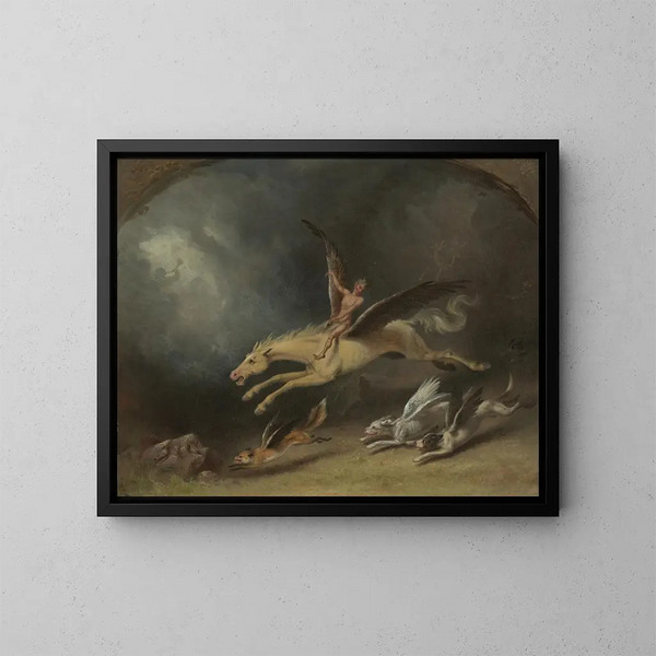 Le rêve des chasseurs de renards - William Holbrook Beard — oprawiony obraz na ścianie