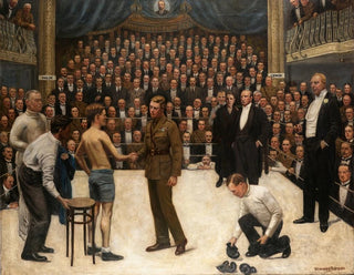 William Howard Robinson - A Welsh Victory At The National Sporting Club.webp