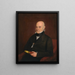 John Quincy Adams - William Hudson Jr — oprawiony obraz na ścianie