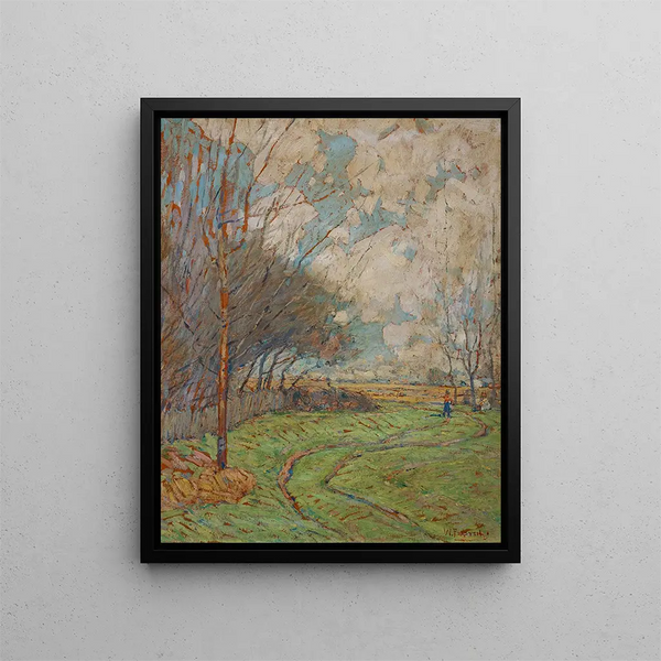 William J Forsyth - Landscape Path to the Fields.webp