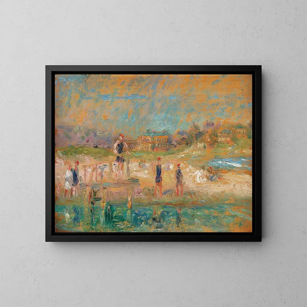 Baigneurs - William James Glackens — oprawiony obraz na ścianie