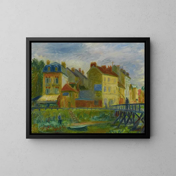 Samois-sur-Seine - William James Glackens — oprawiony obraz na ścianie