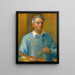 Autoportrait - William James Glackens — oprawiony obraz na ścianie