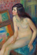 Nu medale złotej w Temple - William James Glackens — widok dzieła