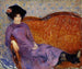 La robe violette - William James Glackens — widok dzieła