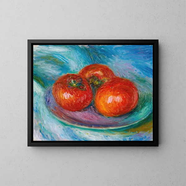 Trzy pomidory - William James Glackens — oprawiony obraz na ścianie