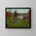 Kobieta w jesiennym krajobrazie - William John Hennessy — oprawiony obraz na ścianie