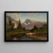 Half Dome, Yosemite - William Keith — oprawiony obraz na ścianie