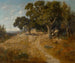 Sentier à travers les chênes de Californie - William Keith — widok dzieła