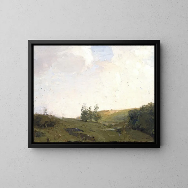 Trzy Drzewa - William Langson Lathrop — oprawiony obraz na ścianie