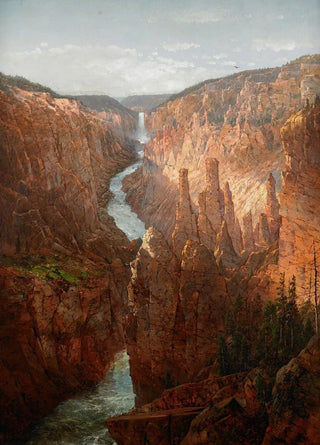 William Louis Sonntag - Grand Canyon Yellowstone River Wyoming.webp