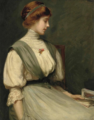 William Mainwaring Palin - Portrait of Nora Allen.webp