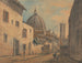 Ulica we Florencji z Duomo i Campanile w tle - William Marlow — widok dzieła