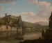 Widok na Saône i zamek Pierre Scize, Lyon, Francja - William Marlow — widok dzieła
