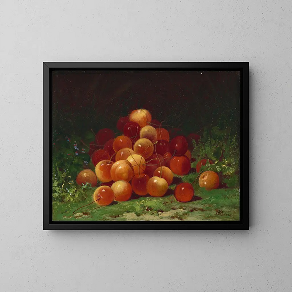 Monticule de cerises - William Mason Brown — oprawiony obraz na ścianie