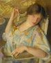 Nonchalance - William McGregor Paxton — widok dzieła