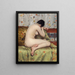 Nowoczesna Madeleine - William Merritt Chase — oprawiony obraz na ścianie