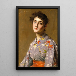 William Merritt Chase - Girl In A Japanese Costume.webp