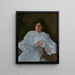 Dziewczyna w bieli - William Merritt Chase — oprawiony obraz na ścianie