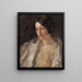 Portret Esther M. Groome - William Merritt Chase — oprawiony obraz na ścianie