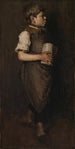Chłopiec gwizdający - William Merritt Chase — widok dzieła