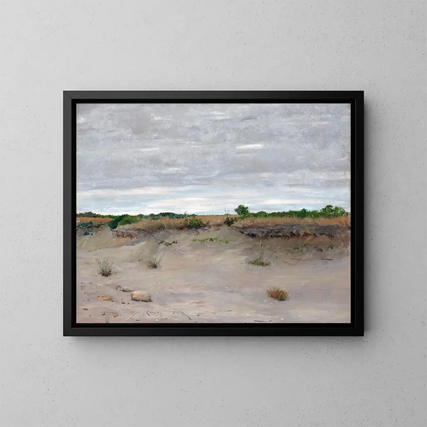 Sables balayés par le vent - William Merritt Chase — oprawiony obraz na ścianie