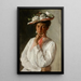 Kobieta w bieli - William Merritt Chase — oprawiony obraz na ścianie