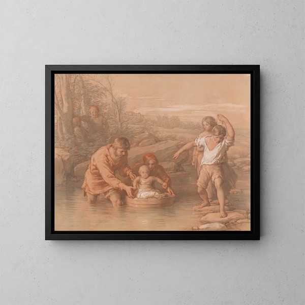Rysunek na pierwszą podróż - William Mulready — oprawiony obraz na ścianie