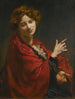 Anita Bartle Le Châle Rouge - William Orpen — widok dzieła