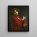 Anita Bartle Le Châle Rouge - William Orpen — oprawiony obraz na ścianie