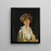 Portret Lady Evelyn Herbert - William Orpen — oprawiony obraz na ścianie