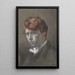 autoportret - William Orpen — oprawiony obraz na ścianie