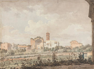 William Pars - Temple of Venus and Rome from the Colosseum.webp