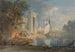 Widok w Caernarfon, Walia - William Payne — widok dzieła