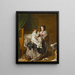 Modlitwy wieczorne przed snem - William Powell Frith — oprawiony obraz na ścianie
