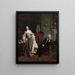 Papież uprawia seks z Lady Mary Wortley Montagu - William Powell Frith — oprawiony obraz na ścianie