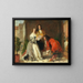 Scena z "Dżentelmena szlachcica" - William Powell Frith — oprawiony obraz na ścianie