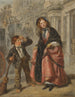 Le balayeur de passage à niveau (Conflit de cas) - William Powell Frith — widok dzieła