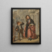 Le balayeur de passage à niveau (Conflit de cas) - William Powell Frith — oprawiony obraz na ścianie