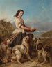 La fille du garde-chasse - William Powell Frith — widok dzieła