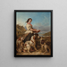 La fille du garde-chasse - William Powell Frith — oprawiony obraz na ścianie